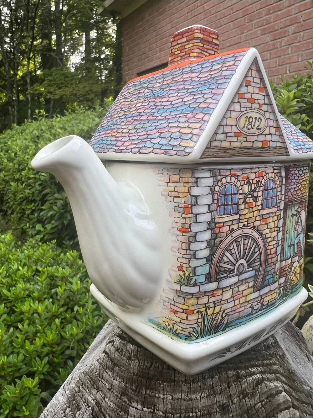 Vintage Sadler England The Old Mill Cottage Teapot House 1812